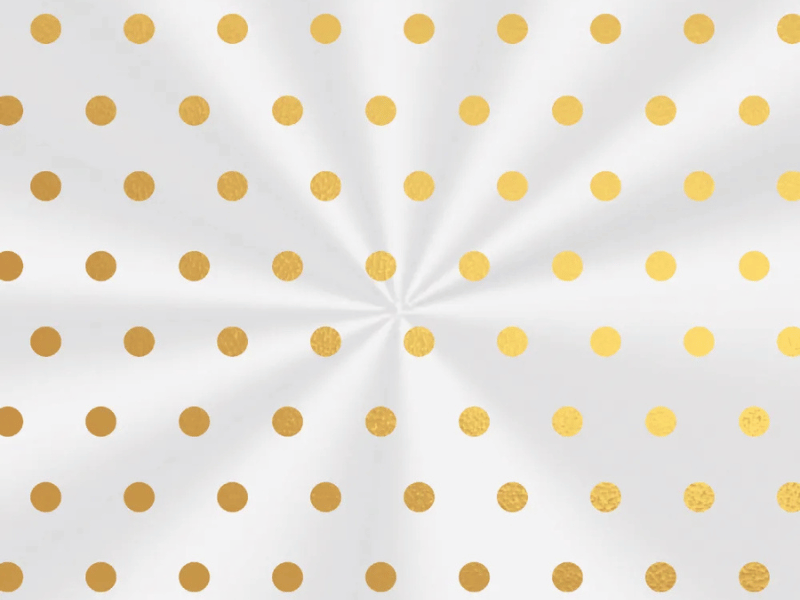 Saco Transparente Elite Poá Ouro 11x19,5 cm c/25 unidades - Cromus