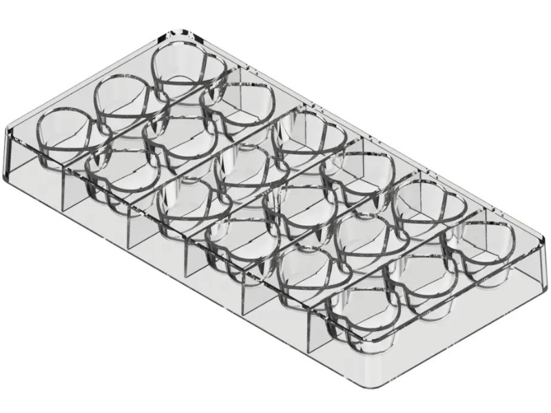 Forma Coração para Bombom 20g cm - BlueStar