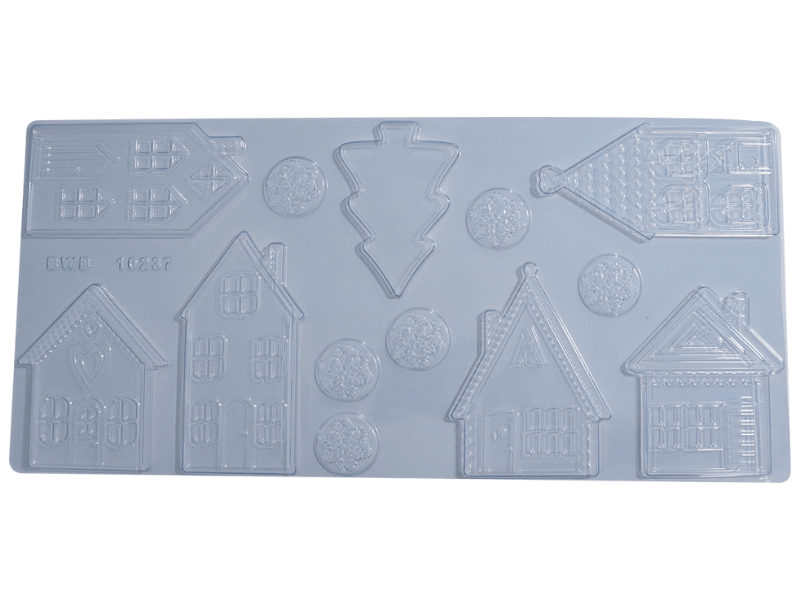 Forma de Acetato Decorativa de Natal N10237 - Bwb