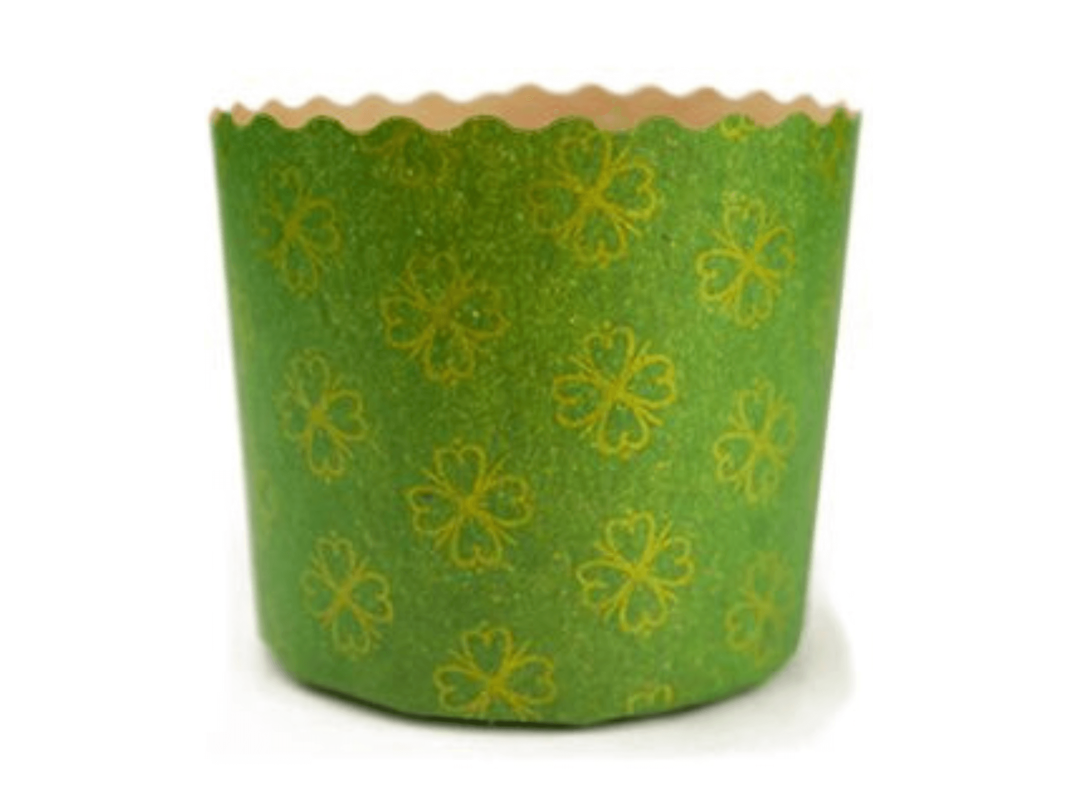 Forma de Panetone Kraft Verde 250g c/ 10 unidades - Ultrafest