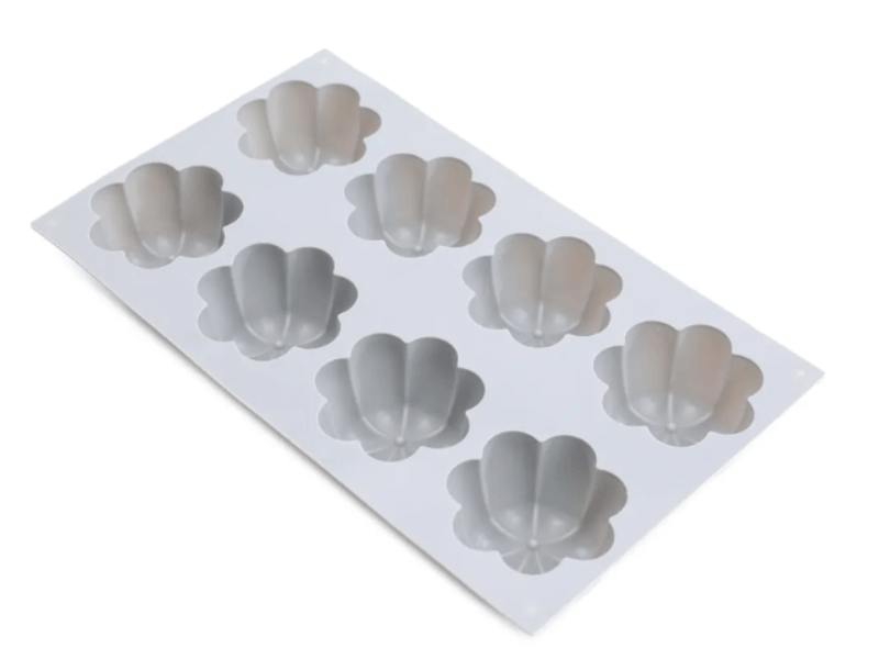 Forma de Silicone Flores c/ 8 cavidades - Allonsy 