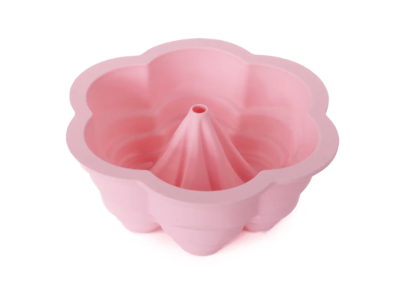 Forma de Silicone Redonda Flor - Allonsy