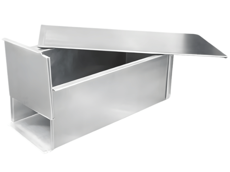 Forma Festival de Fatias c/ Tampa 30x10x10 cm Alumínio - Caparroz