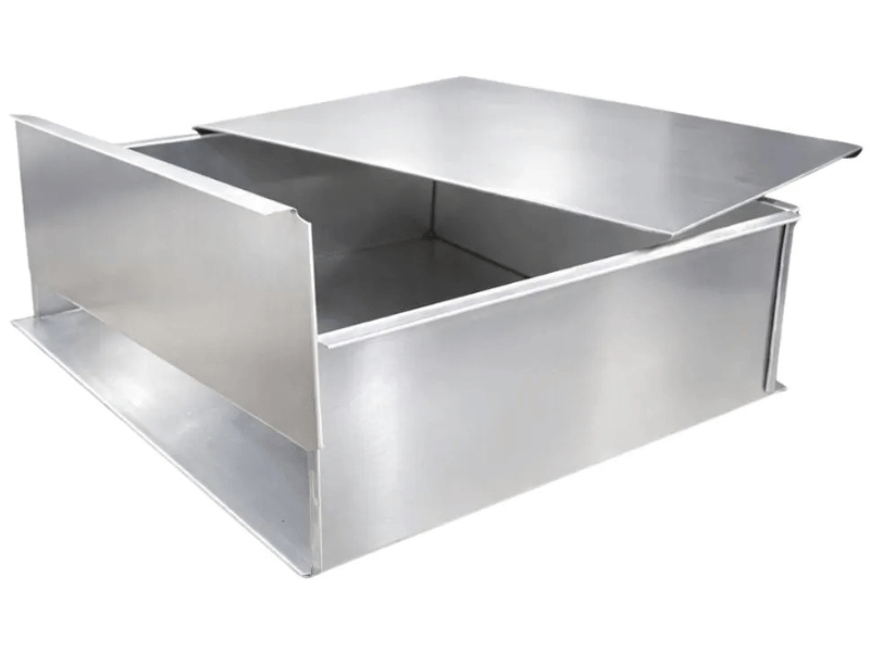 Forma Festival de Fatias c/ Tampa 30x20x10 cm Alumínio - Caparroz