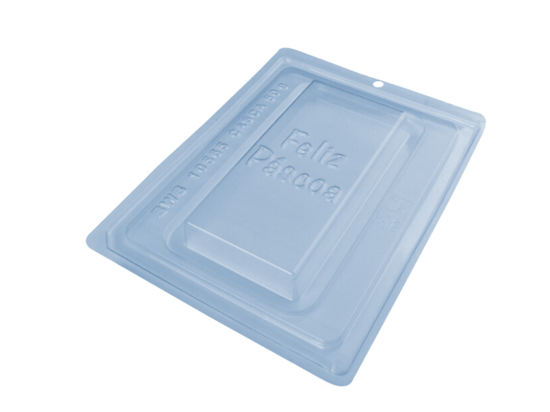 Forma Prática Com Silicone Barra Feliz Páscoa 300g N10565 - Bwb