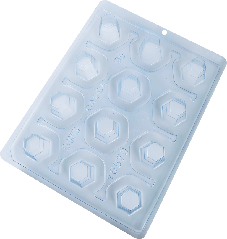 Forma Prática com Silicone Copo Licor Sextavado N10578 - Bwb