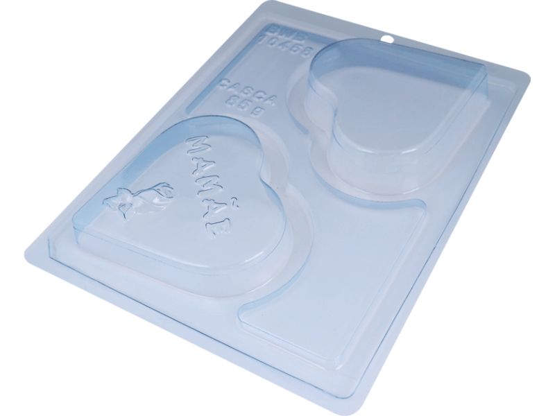 Forma Prática com Silicone Coraçã Porta Joia Mamãe  N10458 - Bwb