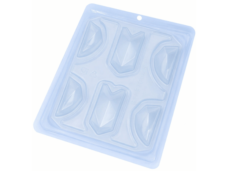 Forma Prática com Silicone Coração Fatias 200g N10645 - Bwb