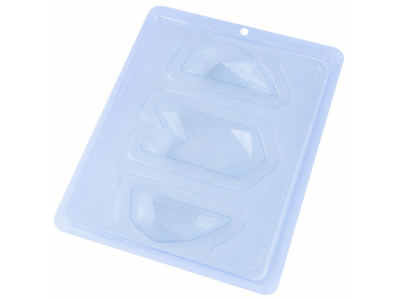 Forma Prática com Silicone Coração Fatias 350g N10644 - Bwb