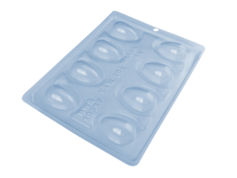 Forma Prática com Silicone  Ovo Liso 20g N10567- Bwb 