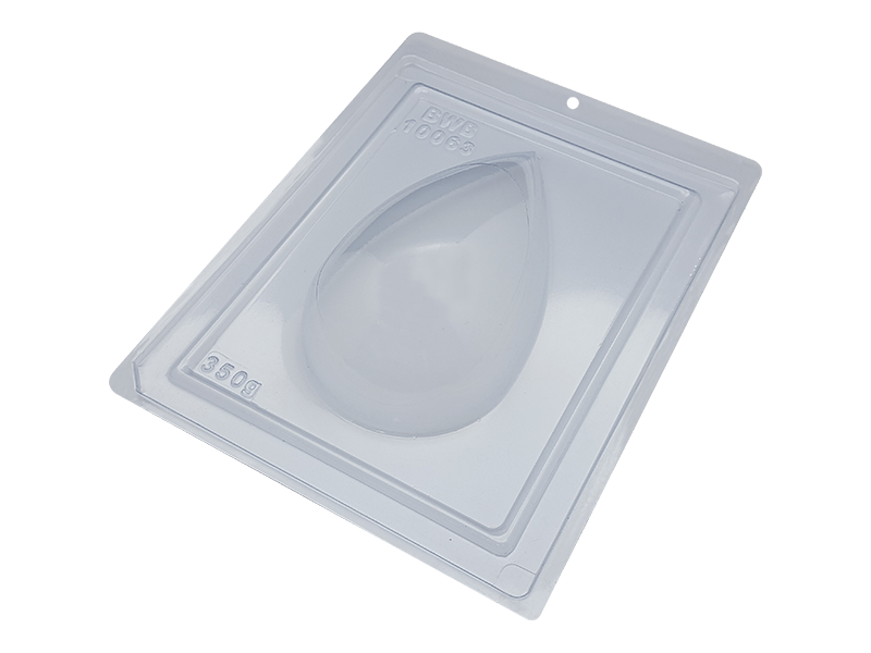 Forma Prática com Silicone Ovo Liso Bicudo 350g N10063 - Bwb  