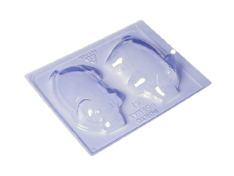 Forma Prática com Silicone Porquinho N7 - Porto Formas