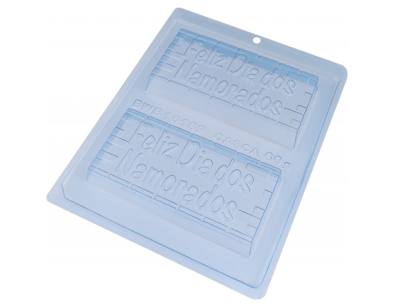 Forma Prática com Silicone Tablete Feliz Dia dos Namorados N10169 - Bwb  