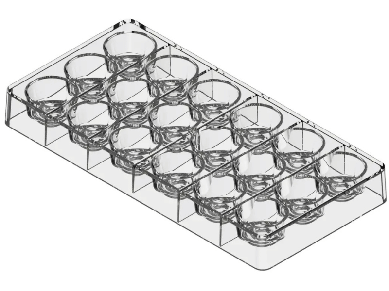  Forma Rosa para Bombom 20g cm - BlueStar
