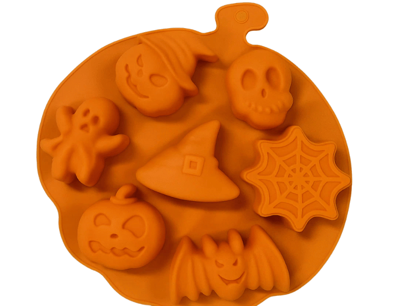 Forma Silicone Halloween c/7 cavidades 26x25,7 cm - Prime Chef