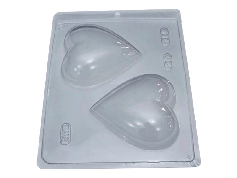 Forma de Acetato Coração 200g N20 - Bwb