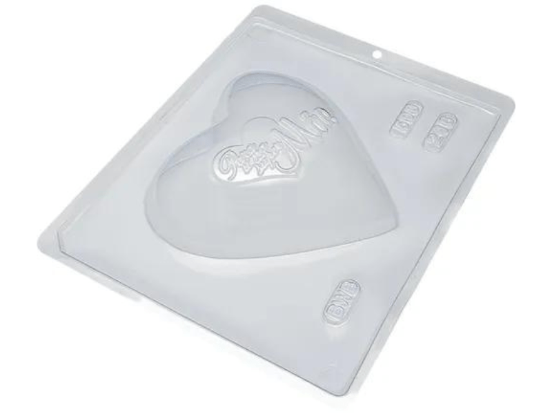 Forma de Acetato Coração Super Mãe 500g N246 - Bwb