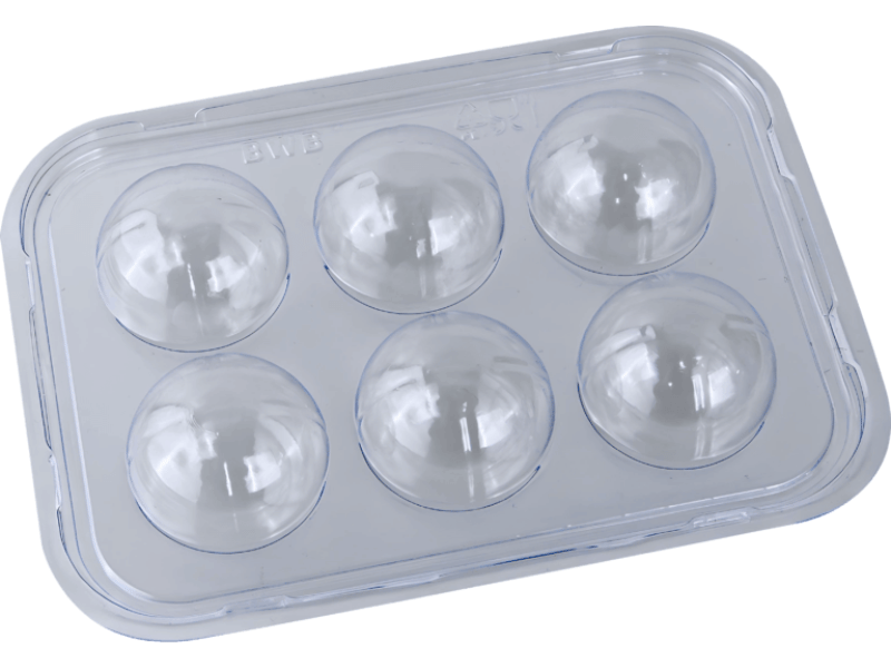Caixa Blíster para 6 Doces c/10 unidades - Bwb