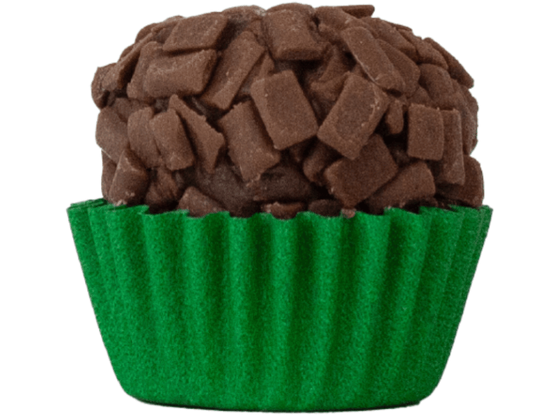 Forminha de Papel N4 Verde Bandeira Liso c/ 100 unidades - Mago