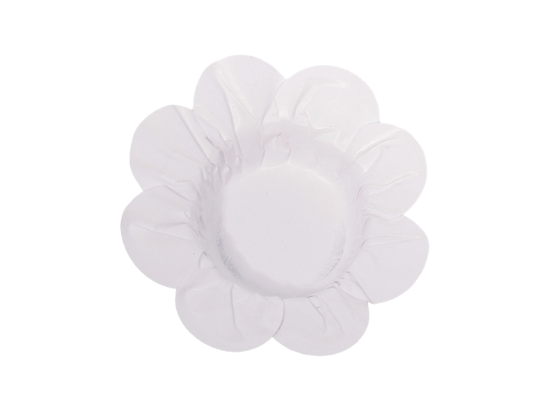 Forminha para Doces Miosótis Branca c/ 50 unidades - Decora Doces