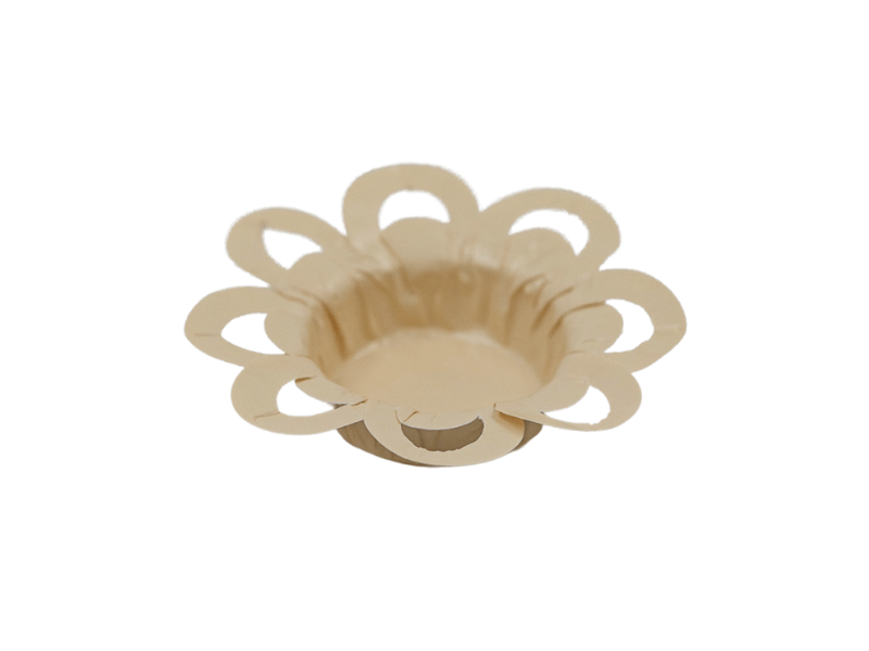 Forminha para Doces Miosótis  Premium Creme c/ 50 unidades - Decora Doces