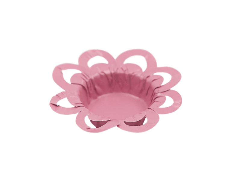 Forminha para Doces Miosótis Premium Rosa Seco c/ 50 unidades - Decora Doces