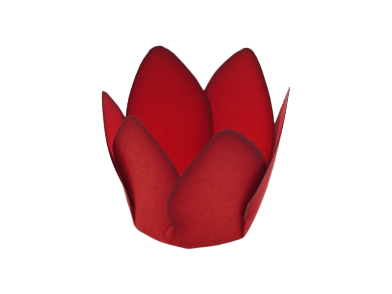 Forminha para Doces Mônaco Vermelho c/ 50 unidades - Decora Doces