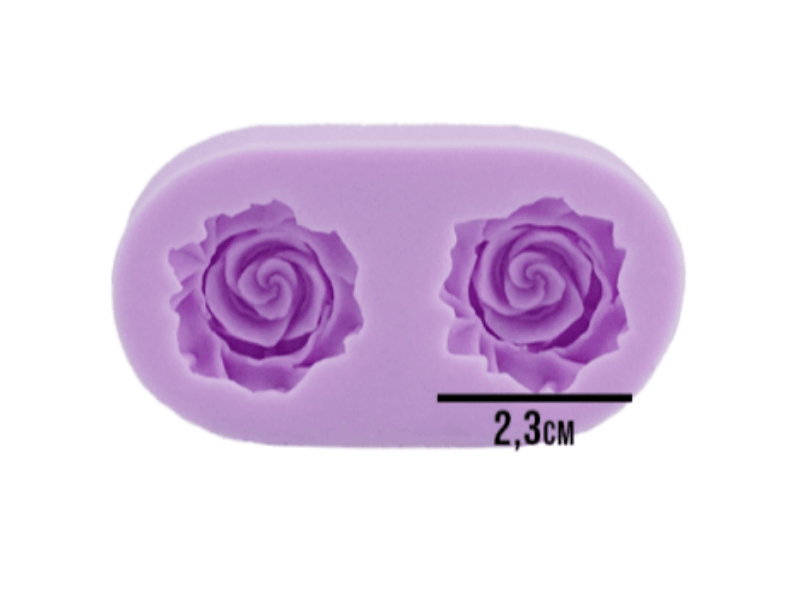 Molde de Silicone Mini Rosas - Prime Chef