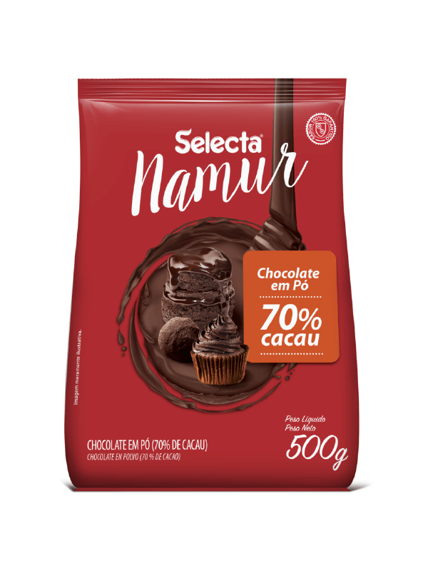 Chocolate em Pó Selecta 70% Cacau 500g - Mix