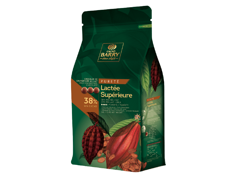 Callets Cacao Barry Lactée Supérieure Chocolate ao Leite 38% 5kg