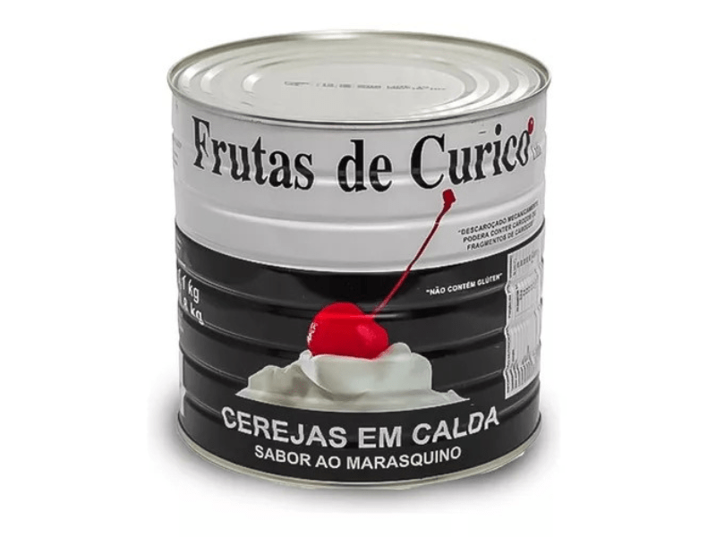 Cereja em Calda Marrasquino com Talo 1,65kg - Videira 