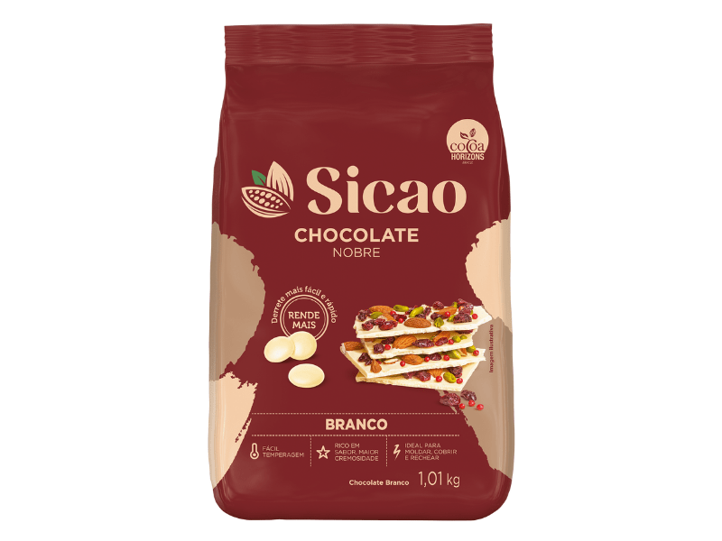Chocolate Sicao Nobre Gotas Branco 1,01kg 