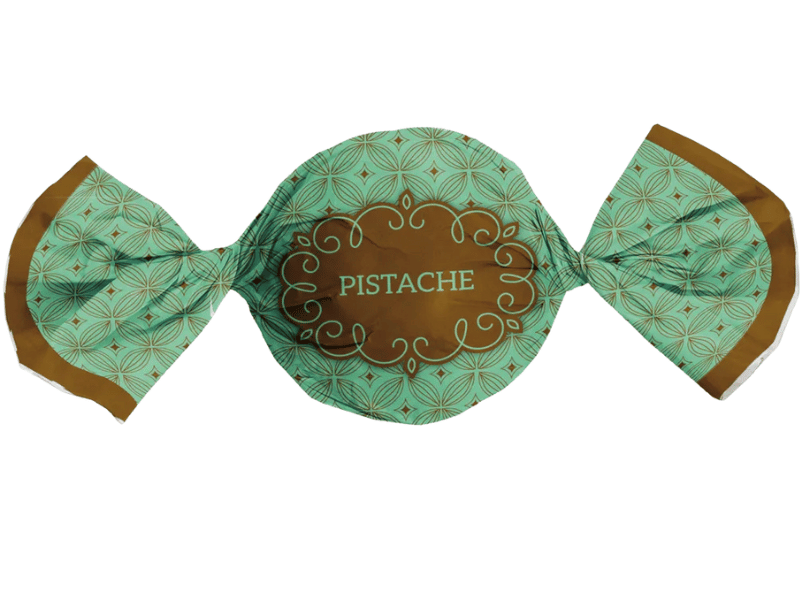 Embalagem para Trufa de Pistache Verde c/ 100 unidades - Cromus