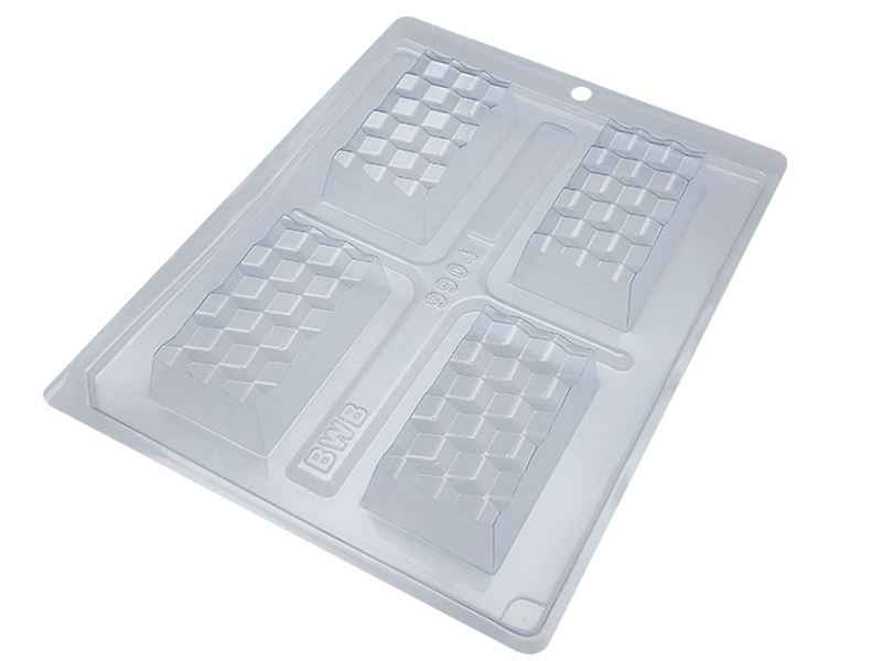 Forma Prática com Silicone Mini Tablete Barra 3D N9904 - Bwb