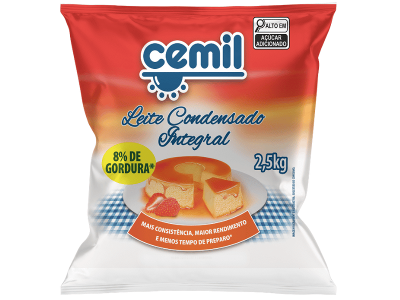 Leite Condensado 2,5kg - Cemil