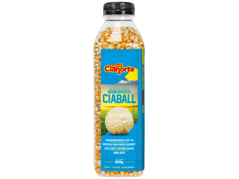 Milho para Pipoca Gourmet Mushroom Ciaball 655g - Cianorte