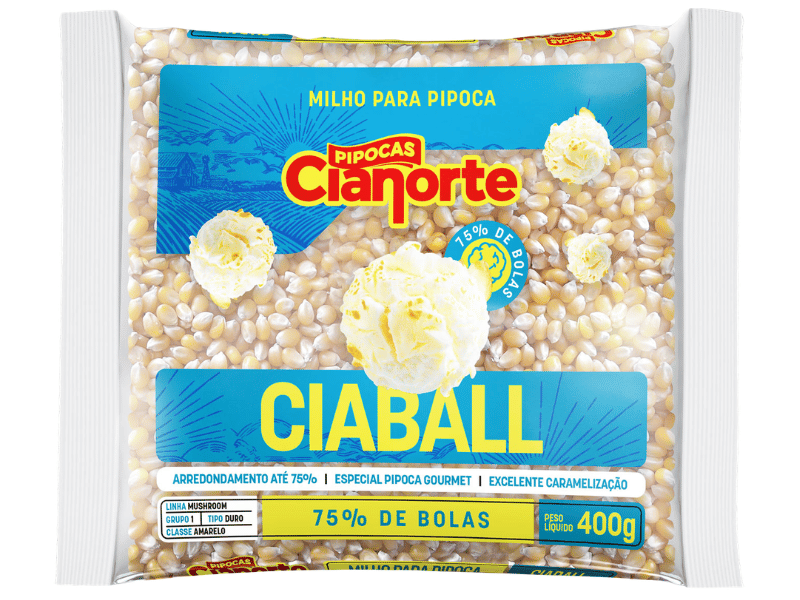 Milho para Pipoca Gourmet Ciaball 400g - Cianorte
