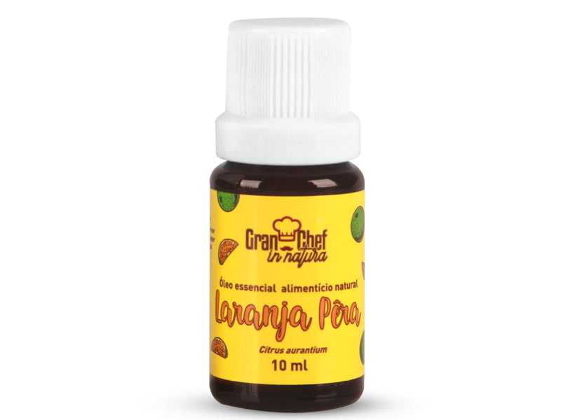 Óleo essencial Natural Laranja Pêra 10ml - Gran Chef