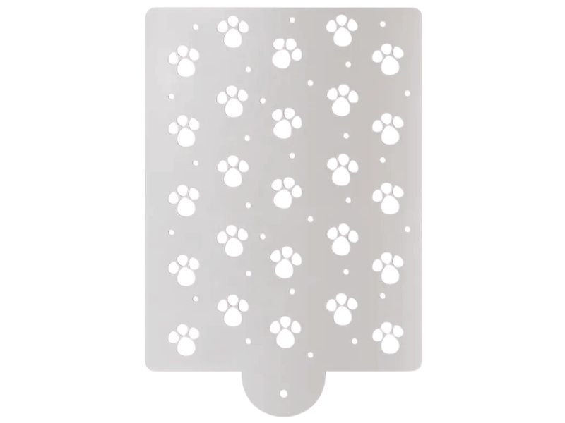 Stencil para Decorar Patinhas 20x15 cm - Cromus 