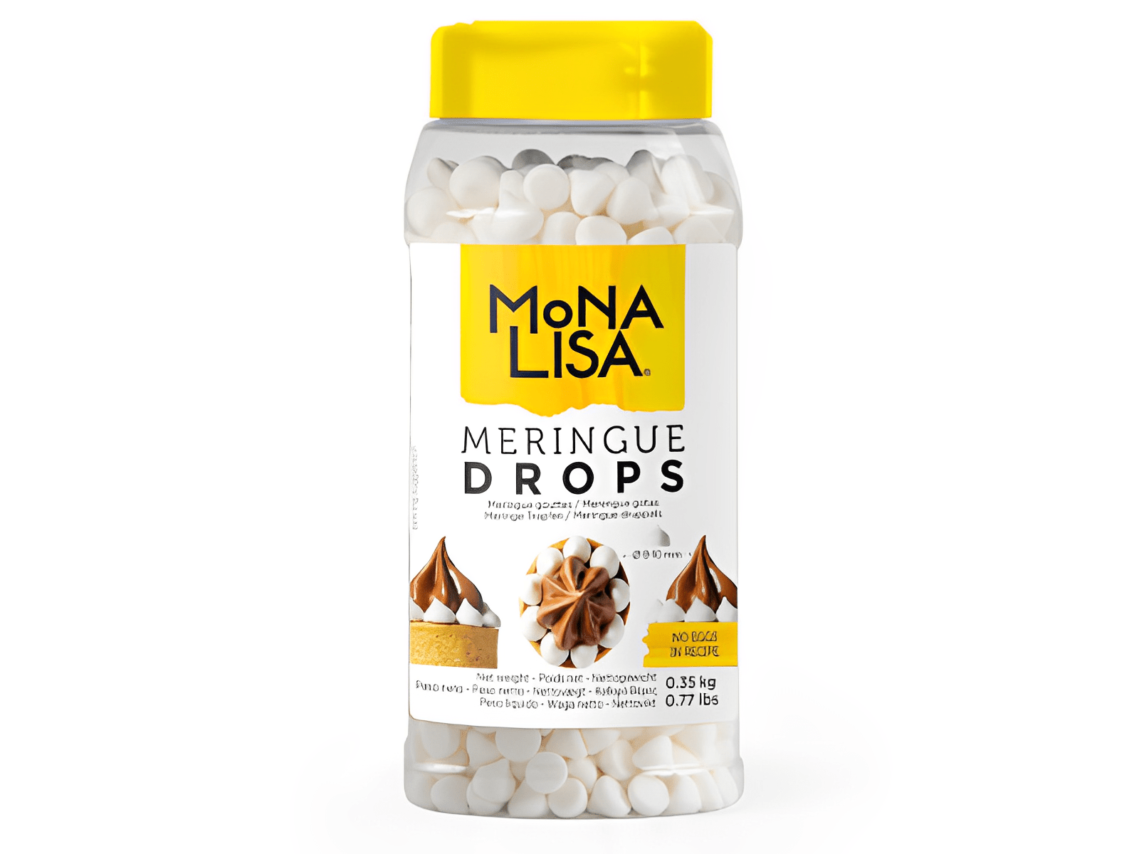 Drops Mona Lisa Callebaut Gotas de Merengue 350g