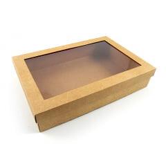 Caixa para Doces Kraft 30x20x6 cm - Agabox