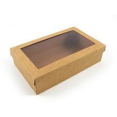 Caixa para Doces Kraft 20x12x5 cm - Agabox