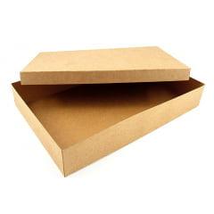 Caixa para Doces Kraft 36x24x6 cm - Agabox