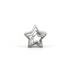 Cortador Inox Mini Estrela C/4 Caparroz