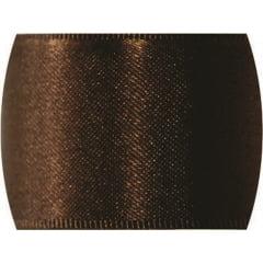 Fita de Cetim Lisa n°5 Marrom – CF340 – Progresso