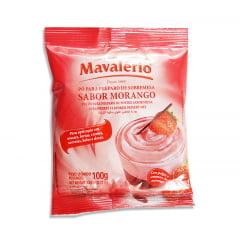 Pó para Sobremesa Morango 100g - Mavalério