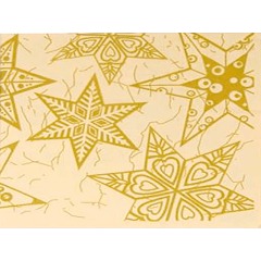 Guardanapo de Natal Estrelas 33x33 cm c/20 - Cromus