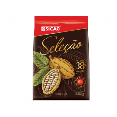 Chocolate Sicao Seleção Gotas ao Leite 38% 2,05kg