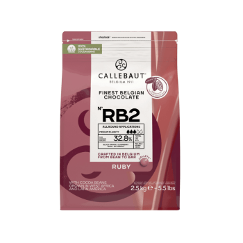 Callets Callebaut Chocolate Ruby 32,8% 2,5kg
