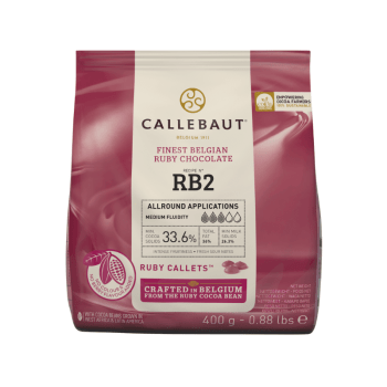 Callets Callebaut Chocolate Ruby 32,8% 400g